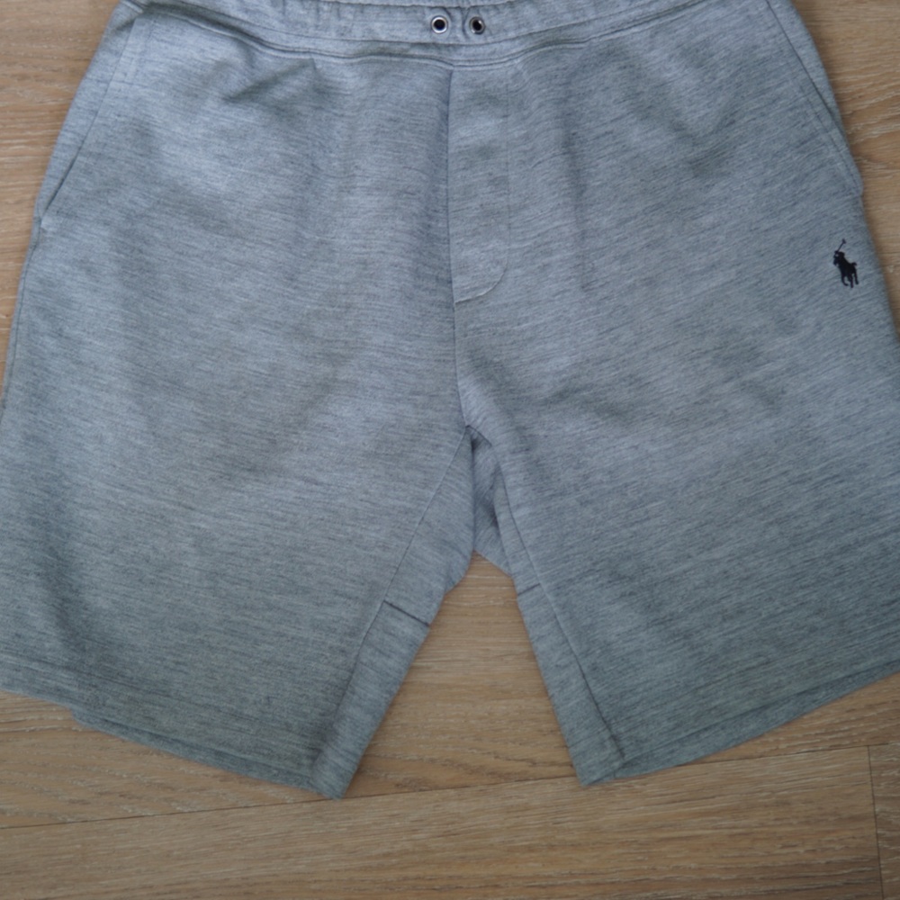 Polo Ralph Lauren Gray Men’s Double Knit Tech Shorts - Picture 2 of 6